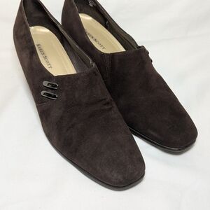 Karen Scott Womens  Riley  Shoes Suede Block Heels Sz 8 M with Box